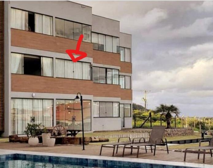 Loft 207 com vista para a piscina e Farol Laguna Exterior foto