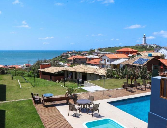 Loft 207 com vista para a piscina e Farol Laguna Exterior foto
